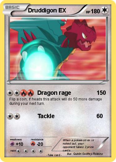 Pokemon Druddigon EX