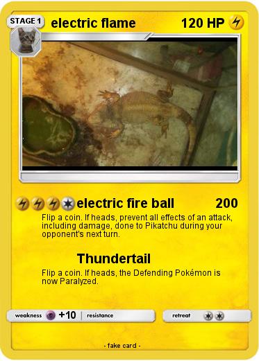 Pokemon electric flame