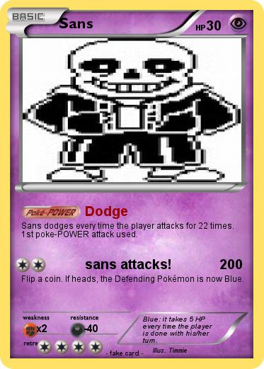 Pokemon Sans