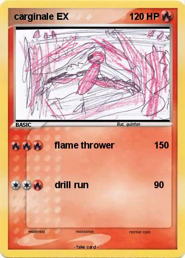 Pokemon carginale EX