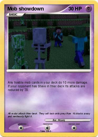 Pokemon Mob showdown