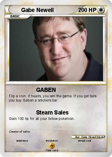 Pokemon Gabe Newell