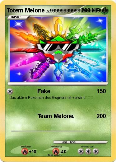 Pokemon Totem Melone