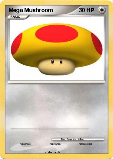 Pokemon Mega Mushroom