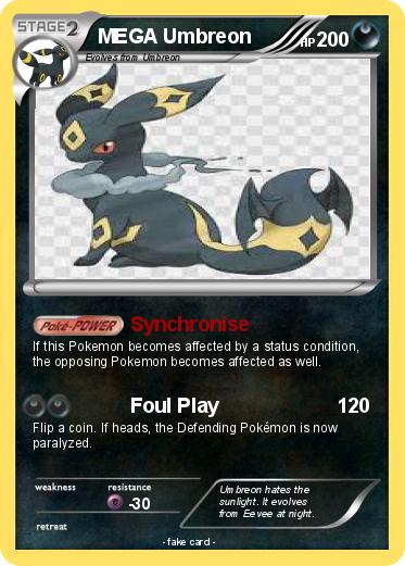 Pokemon MEGA Umbreon