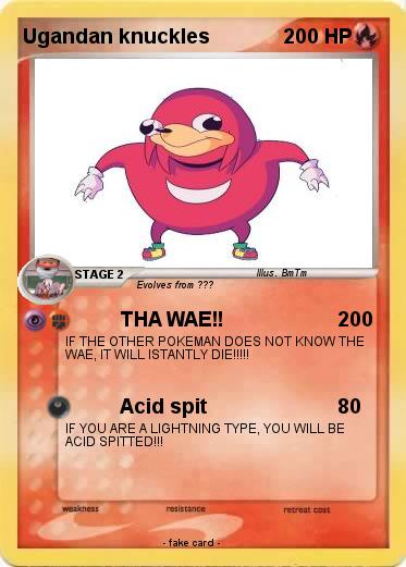 Pokemon Ugandan knuckles