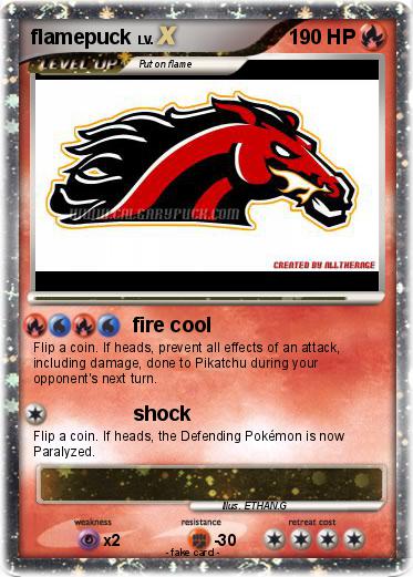 Pokemon flamepuck