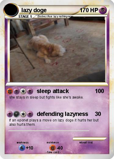 Pokemon lazy doge