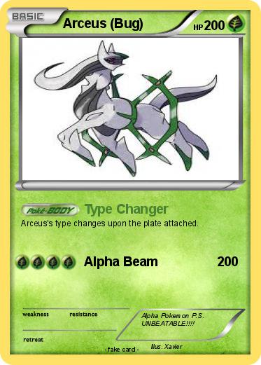 Pokemon Arceus (Bug)