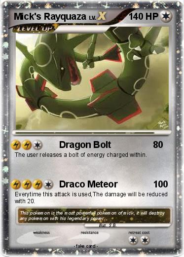 Pokemon Mick's Rayquaza