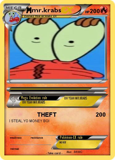Pokemon mr.krabs