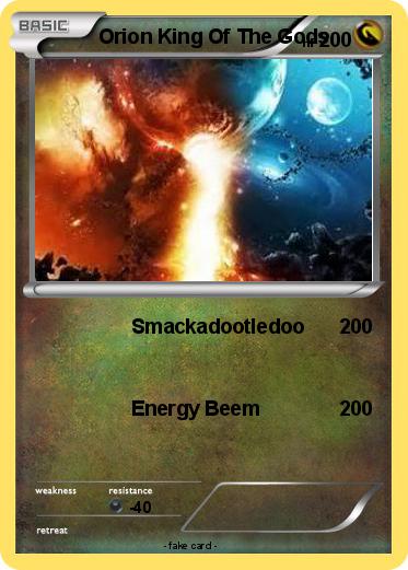 Pokemon Orion King Of The Gods