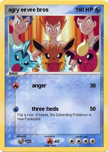 Pokemon agry eevee bros