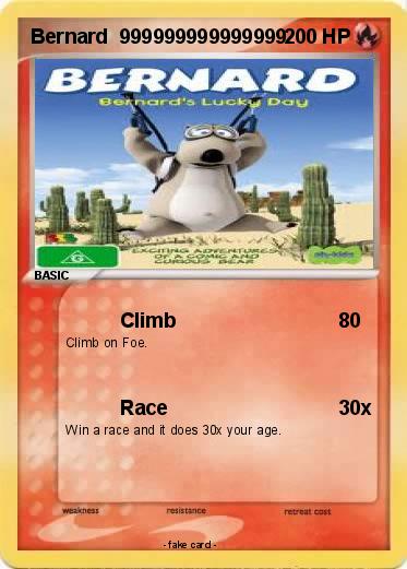 Pokemon Bernard  999999999999999