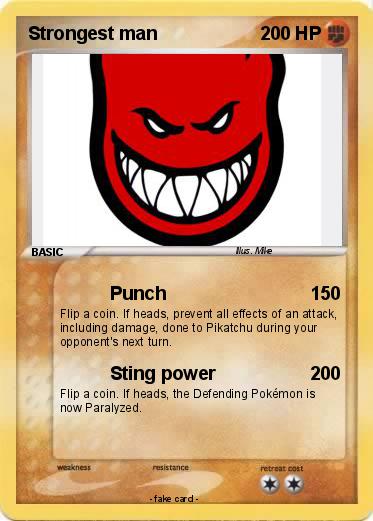 Pokemon Strongest man