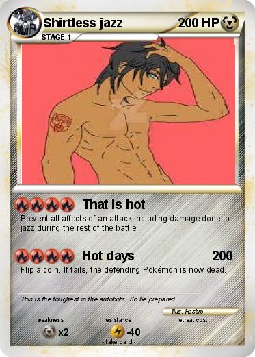 Pokemon Shirtless jazz