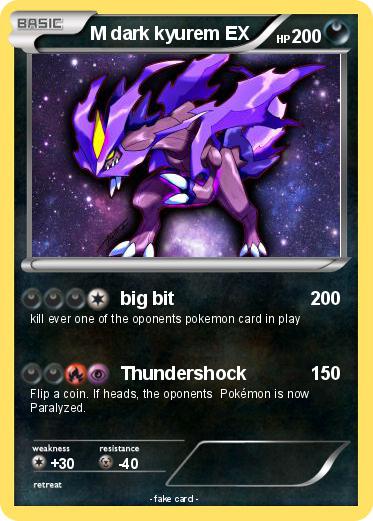 Pokemon M dark kyurem EX