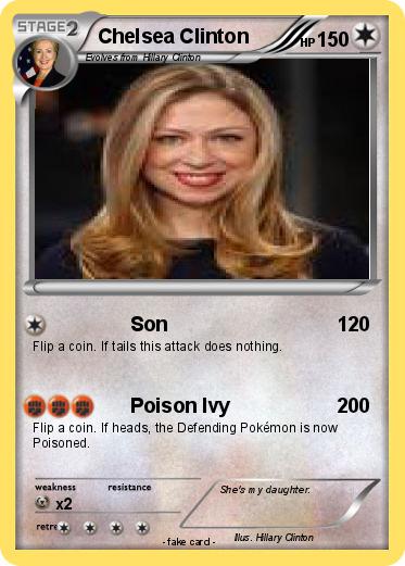Pokemon Chelsea Clinton