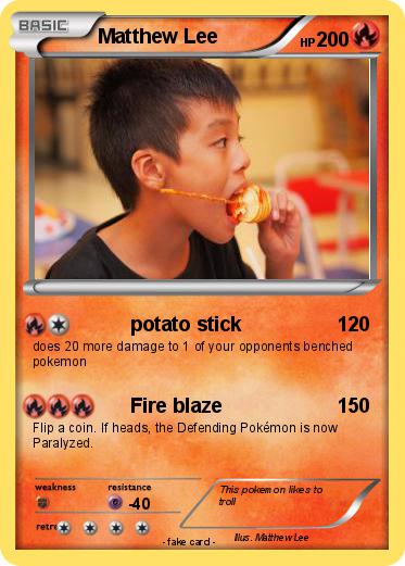 Pokemon Matthew Lee