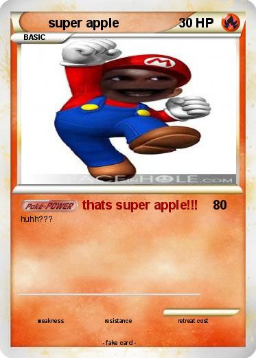 Pokemon super apple