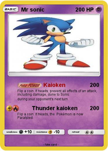 Pokemon Mr sonic