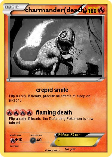 Pokemon charmander(death)