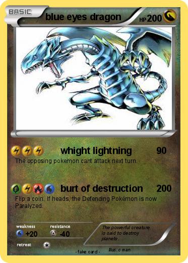 Pokemon blue eyes dragon