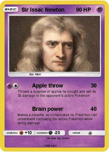 Pokemon Sir Issac Newton