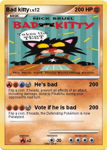 Pokemon Bad kitty