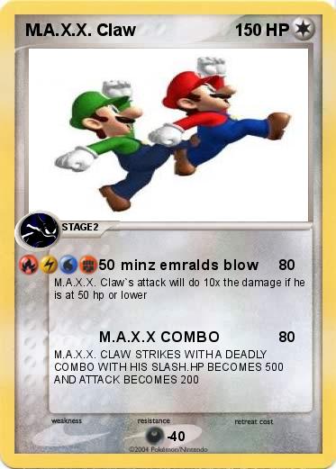 Pokemon M.A.X.X. Claw