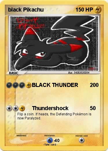 Pokemon black Pikachu
