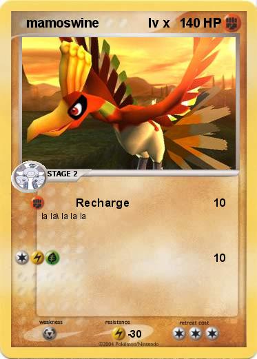 Pokemon   mamoswine              lv x