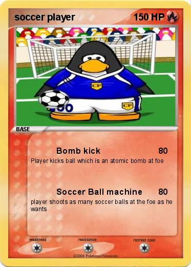 Pokemon soccer player