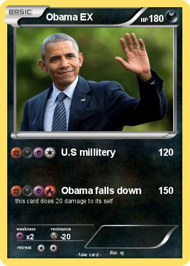 Pokemon Obama EX