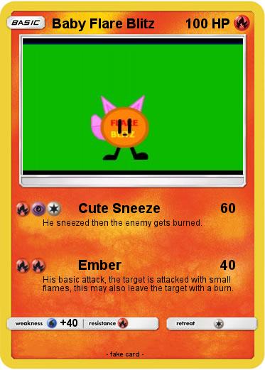 Pokemon Baby Flare Blitz