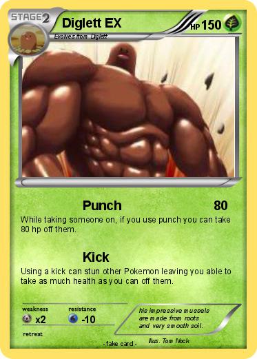 Pokemon Diglett EX