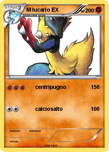 Pokemon M lucario EX