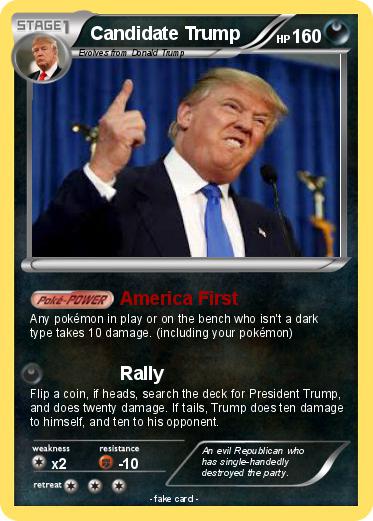 Pokemon Candidate Trump