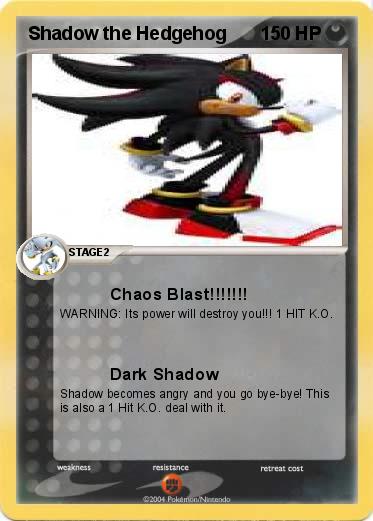 Pokemon Shadow the Hedgehog