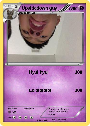 Pokemon Upsidedown guy