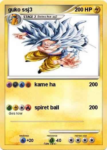 Pokemon guko ssj3