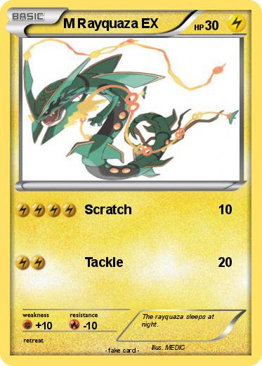 Pokemon M Rayquaza EX
