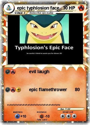 Pokemon epic typhlosion face