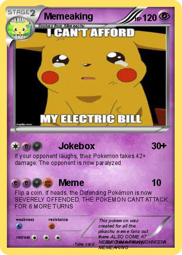 Pokemon Memeaking