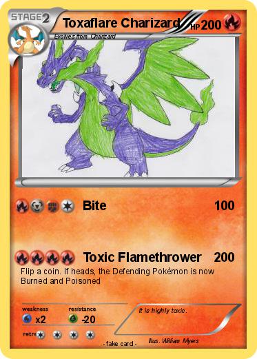 Pokemon Toxaflare Charizard