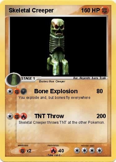 Pokemon Skeletal Creeper
