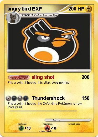 Pokemon angry bird EXP