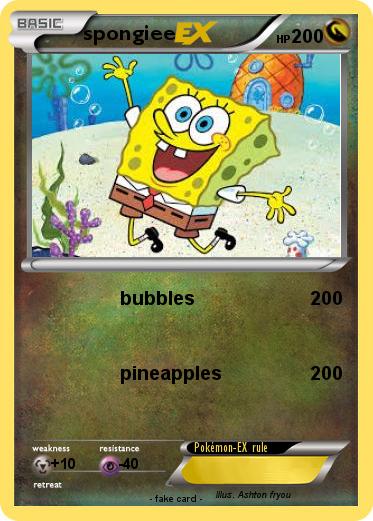 Pokemon spongiee
