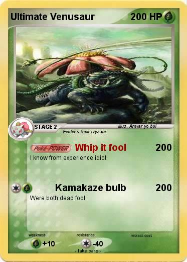 Pokemon Ultimate Venusaur