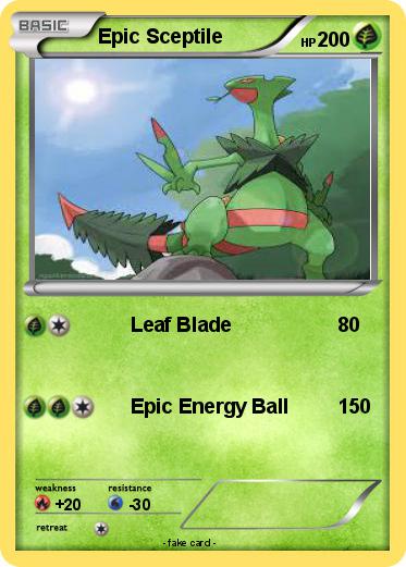 Pokemon Epic Sceptile